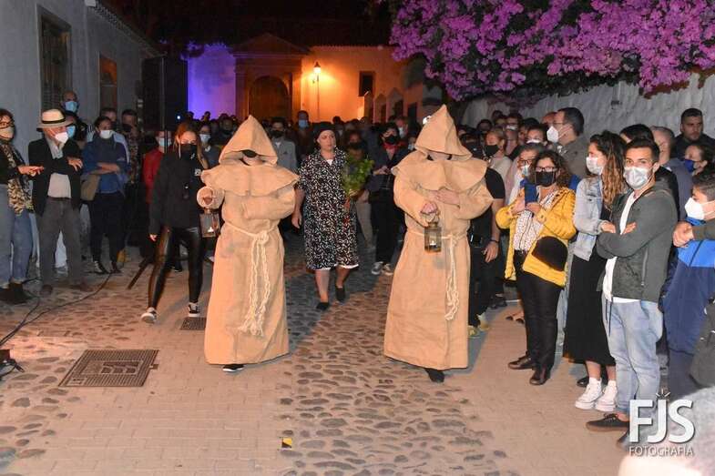 Imagen de la ruta teatralizada que comenzó en San Francisco y finalizó en San Juan/Francisco Javier Santana.